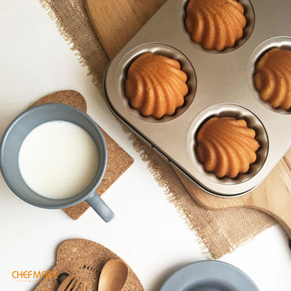 Madeline Cake Pan Spherical Shell 6 Well