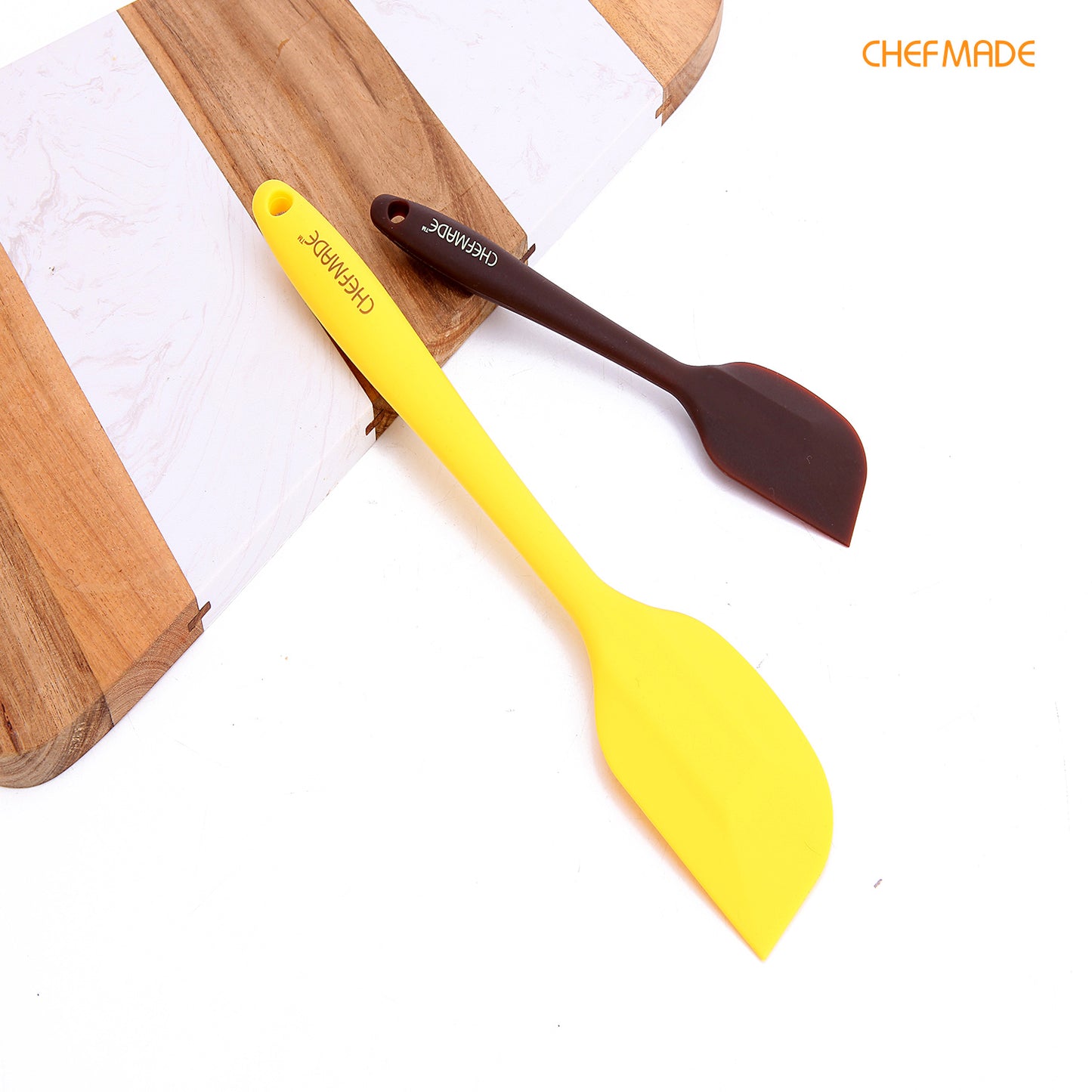 2Pcs Silicone Spatula Set