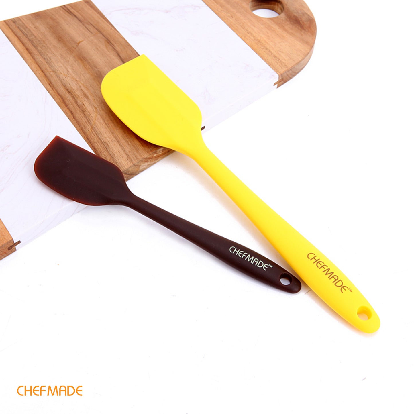 2Pcs Silicone Spatula Set