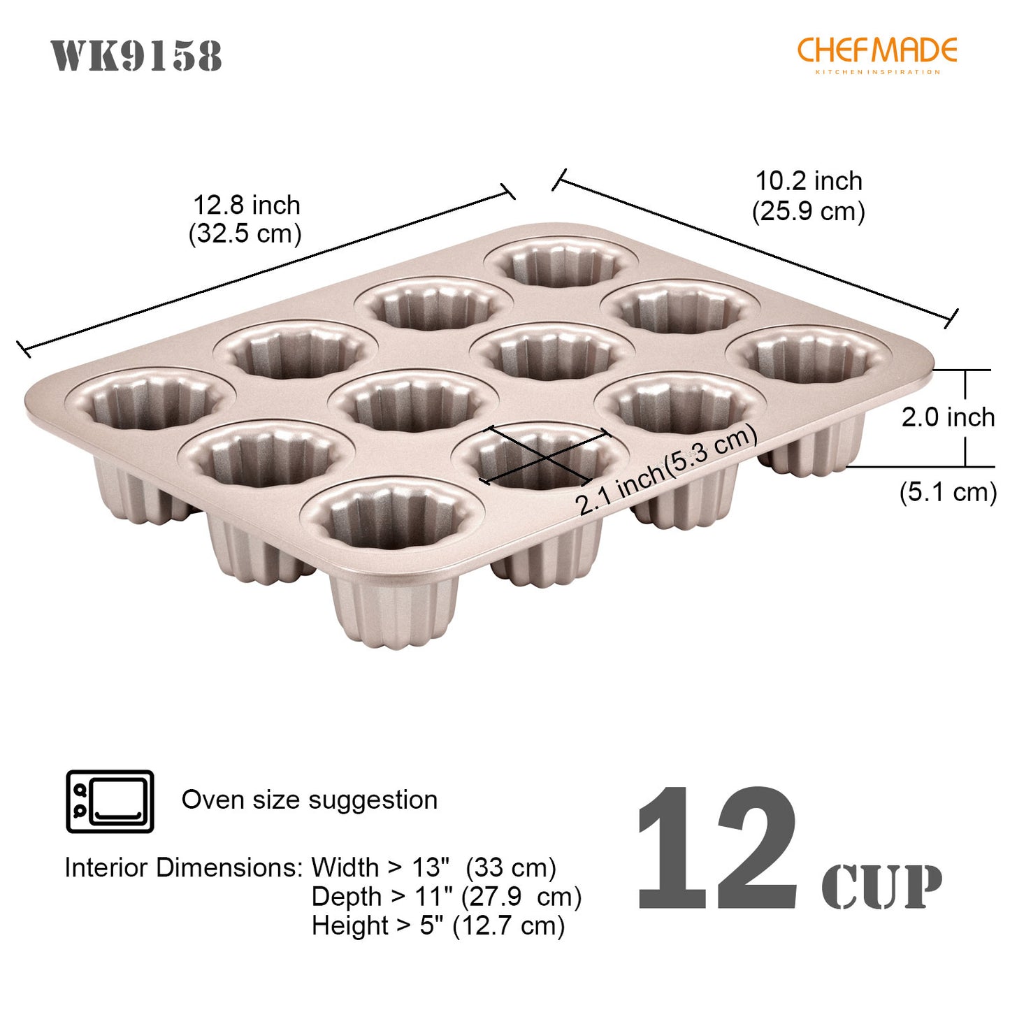Cannele Mold 12 Well