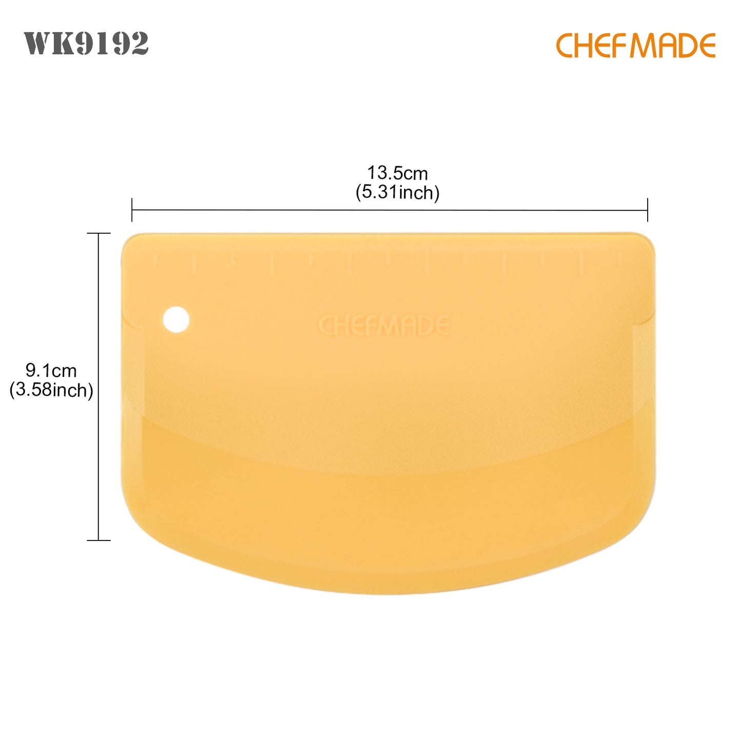5.3”  Dough Cutter And Scraper