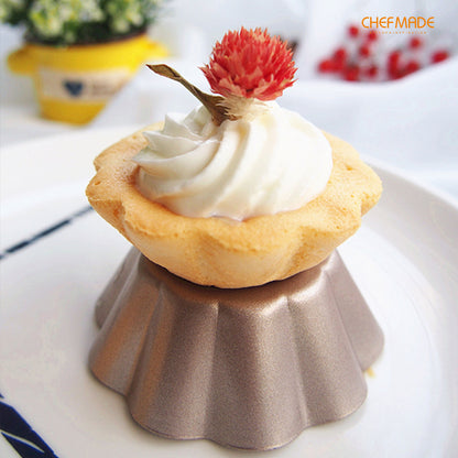 3" Mini Pie Pan Set Flower-Shaped 4Pcs