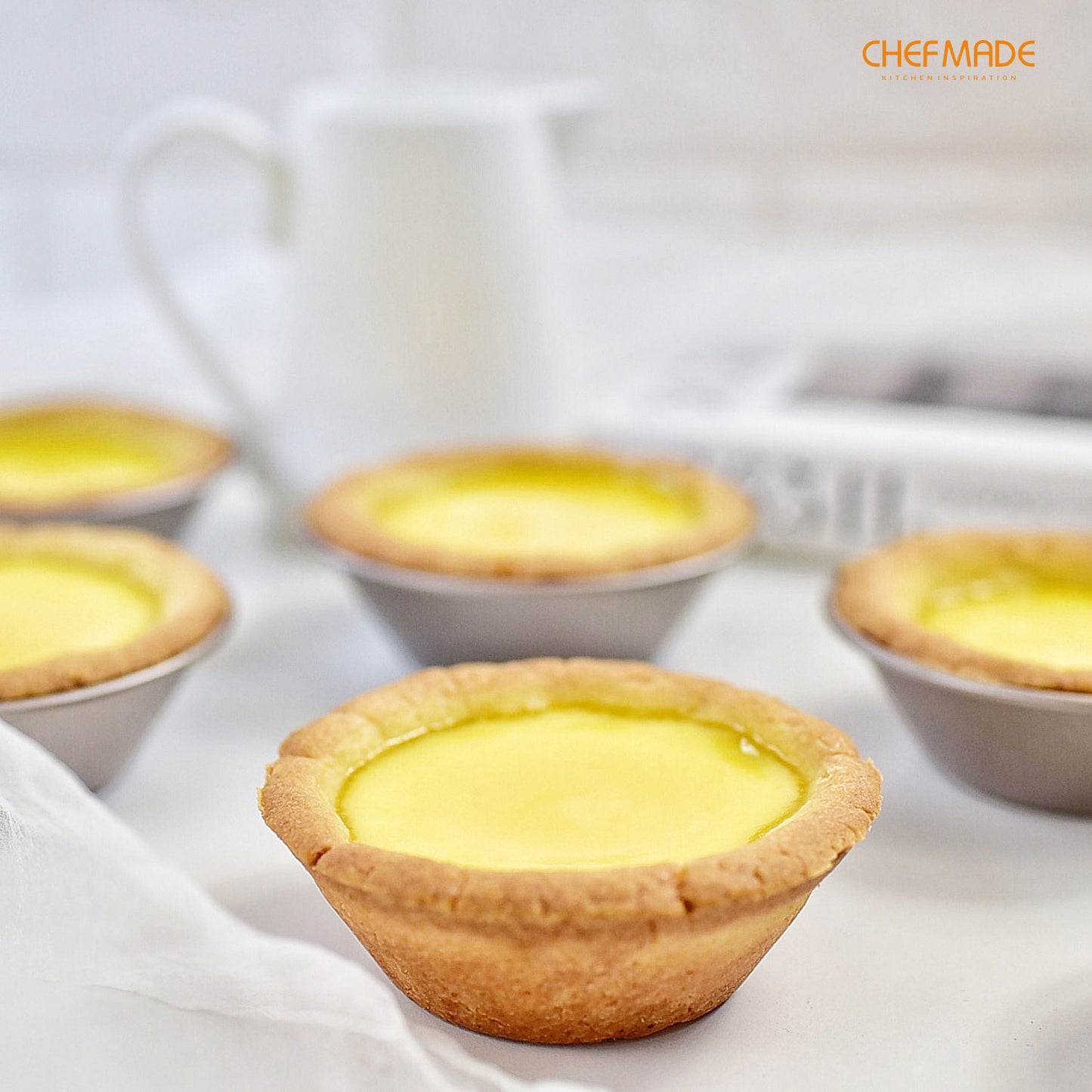 3" Mini Pie Pan Set Round Cone 4Pcs