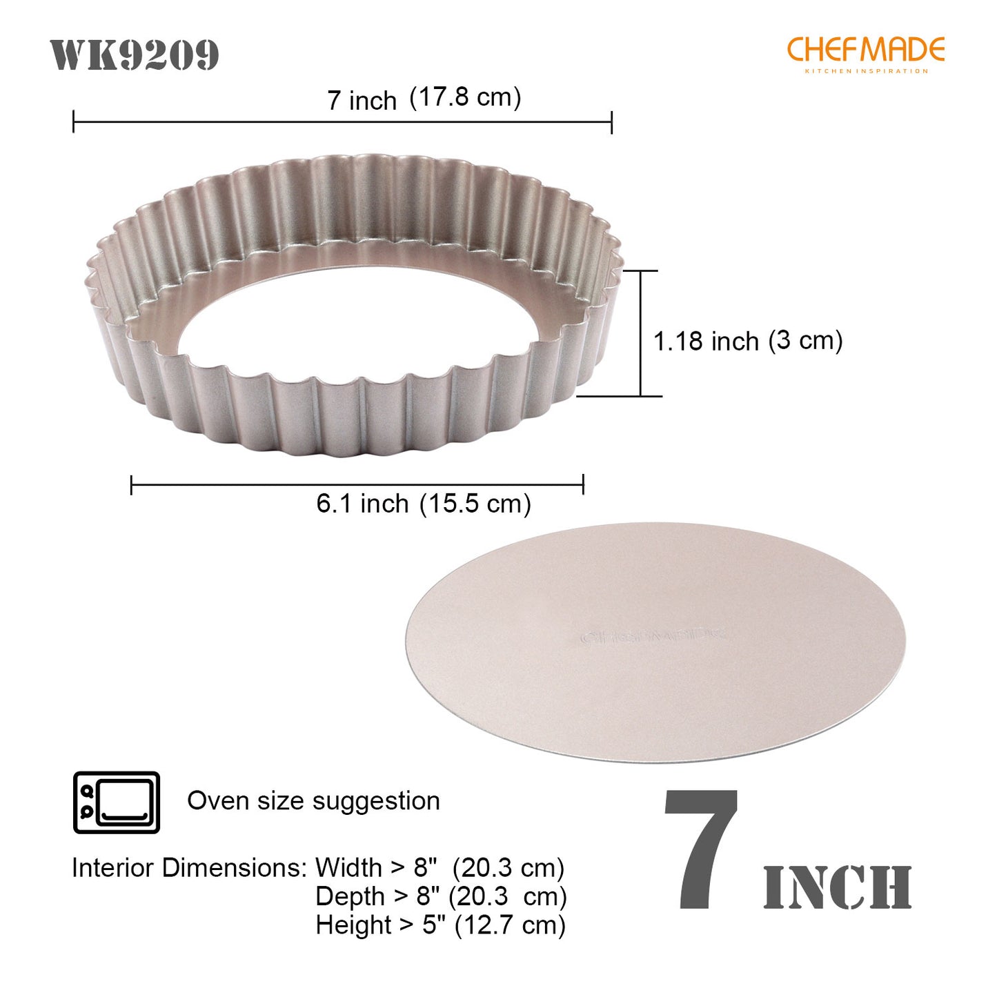 7" Round Tart Pan