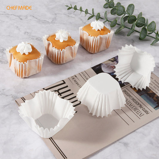 4# Square Paper Cupcake Liner（White）
