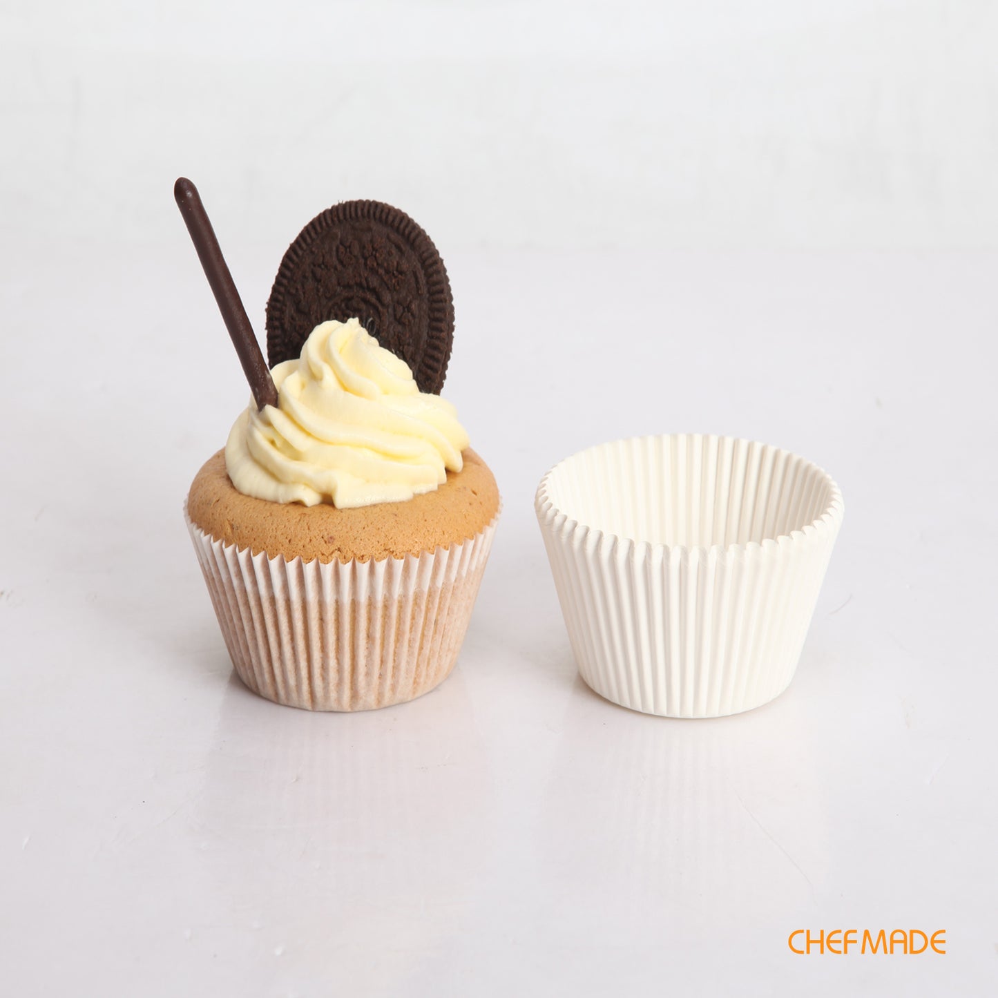7" Cupcake Liner(White）