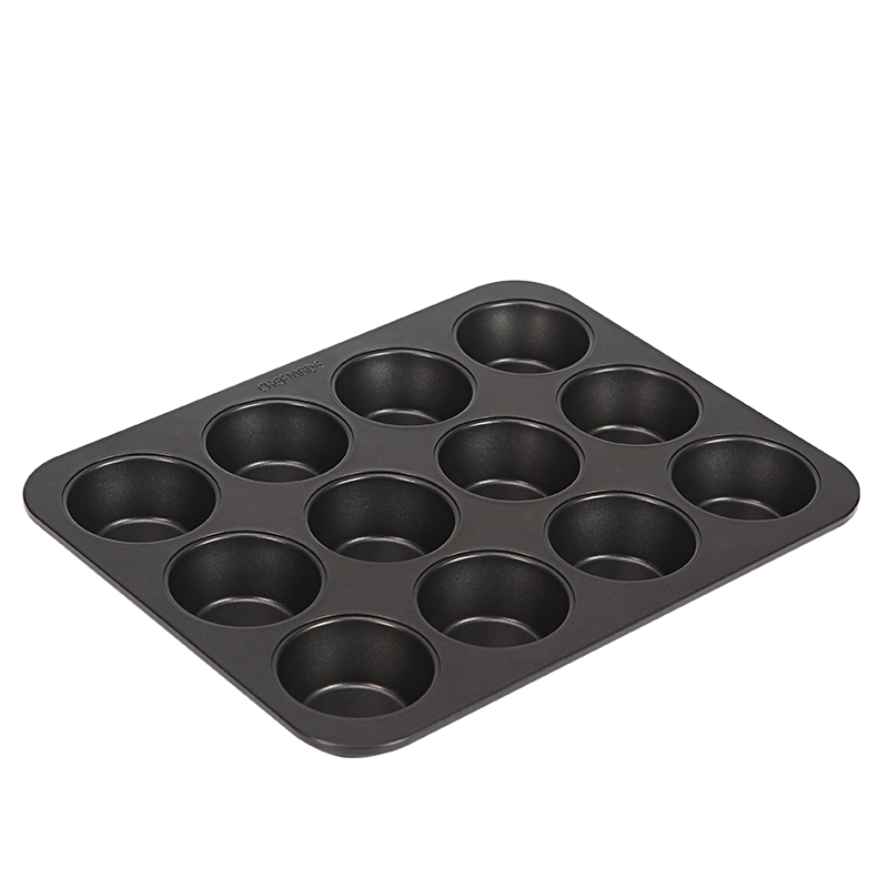Muffin Pan 12 Well(Black)