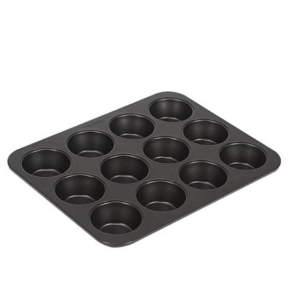 Muffin Pan 12 Well(Black)