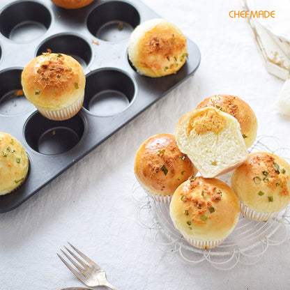 Muffin Pan 12 Well(Black)