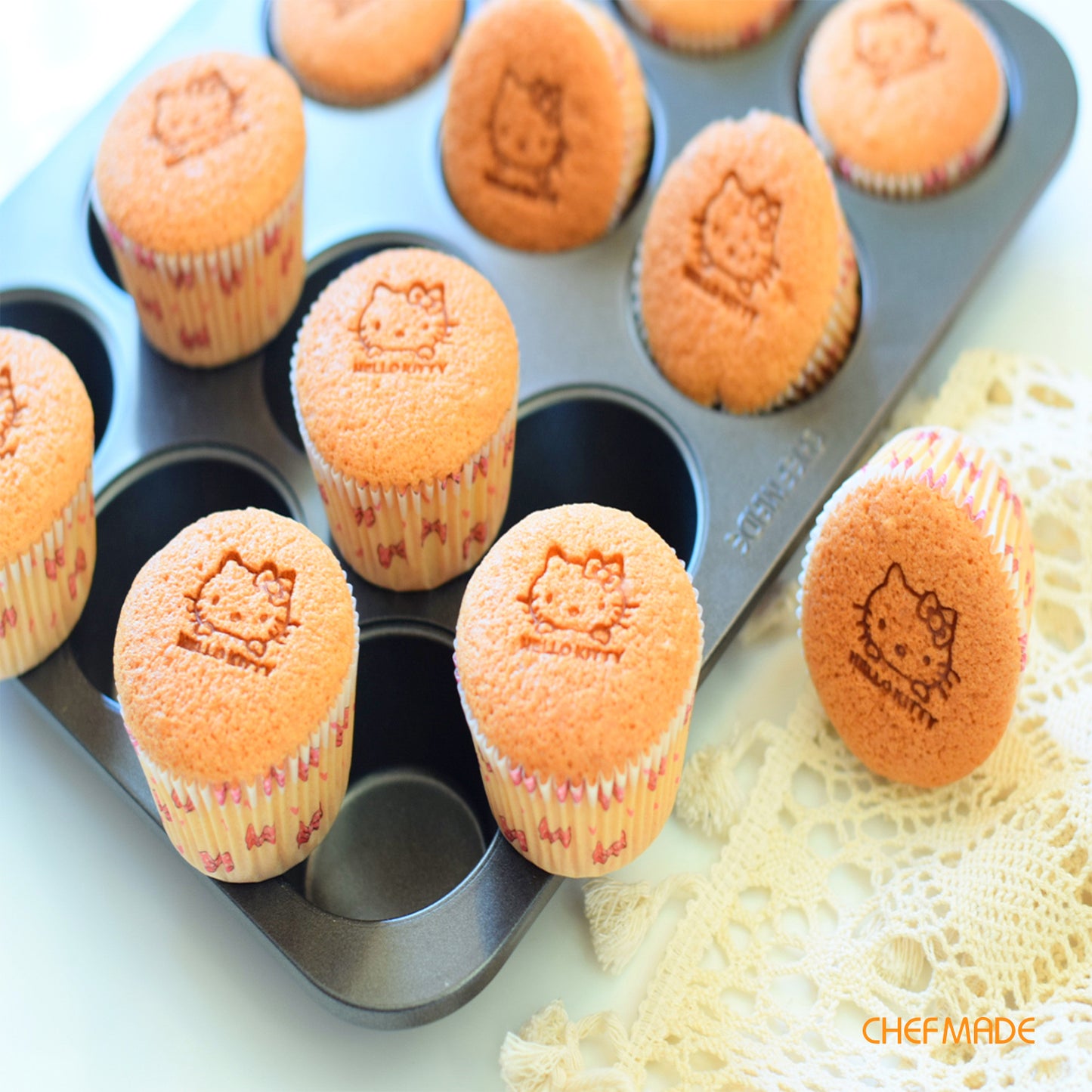 Muffin Pan 12 Well(Black)
