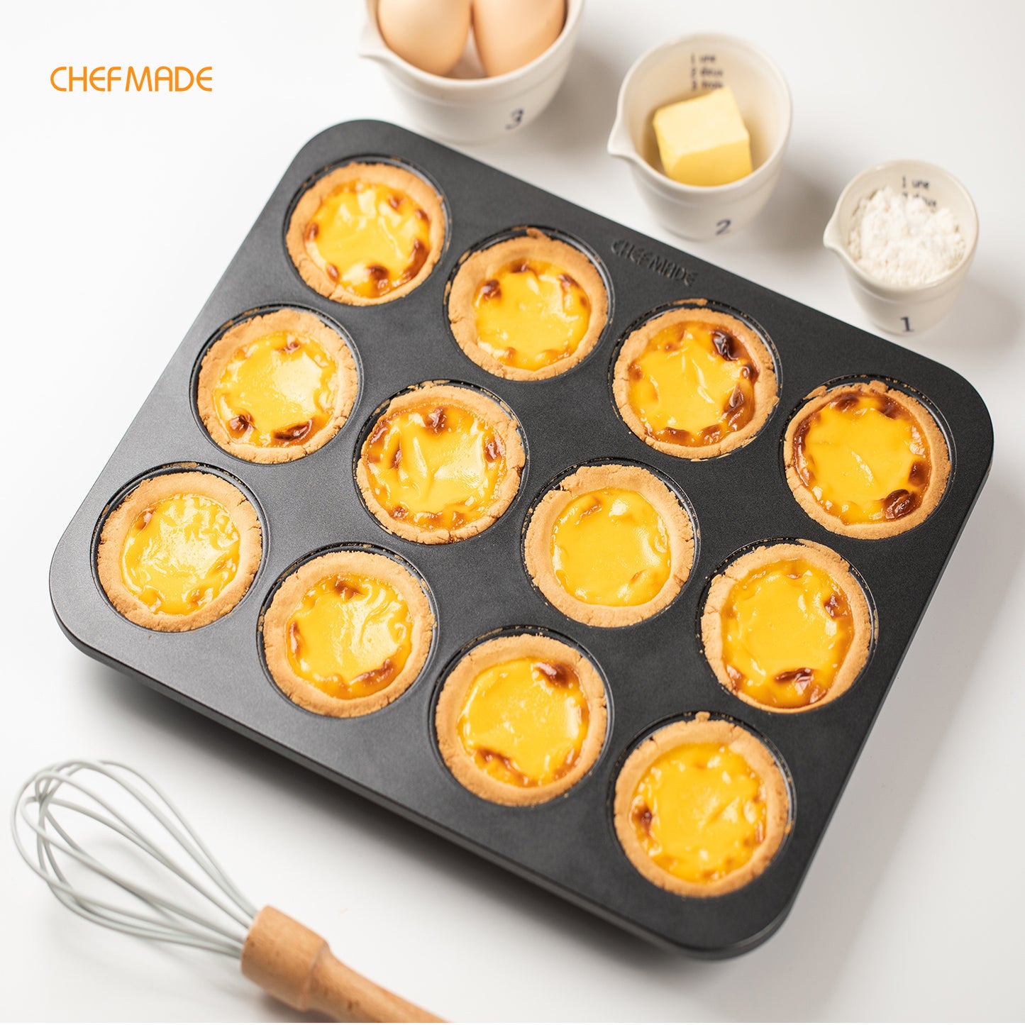 Muffin Pan 12 Well(Black)