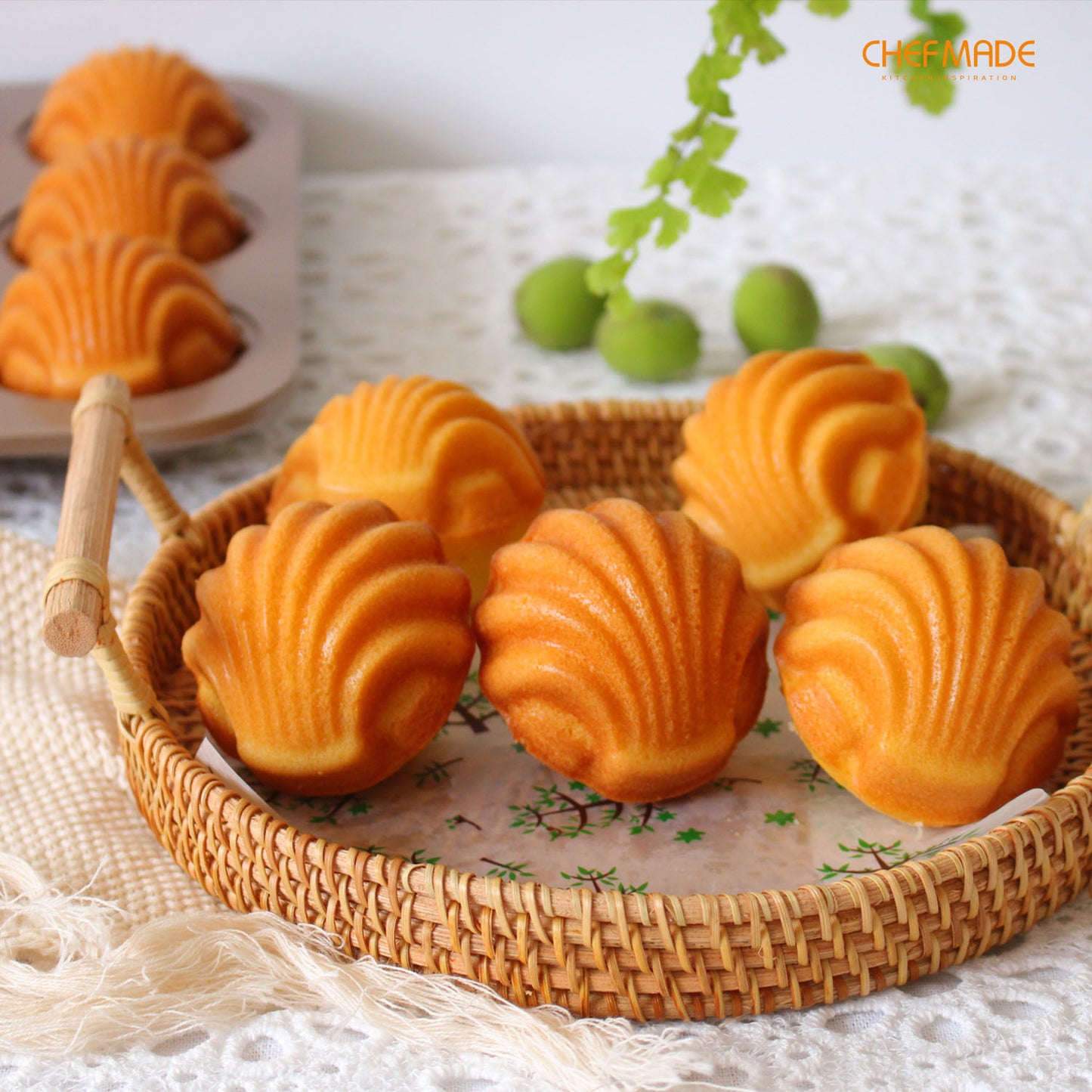 Madeline Cake Pan Spherical Shell 12 Well