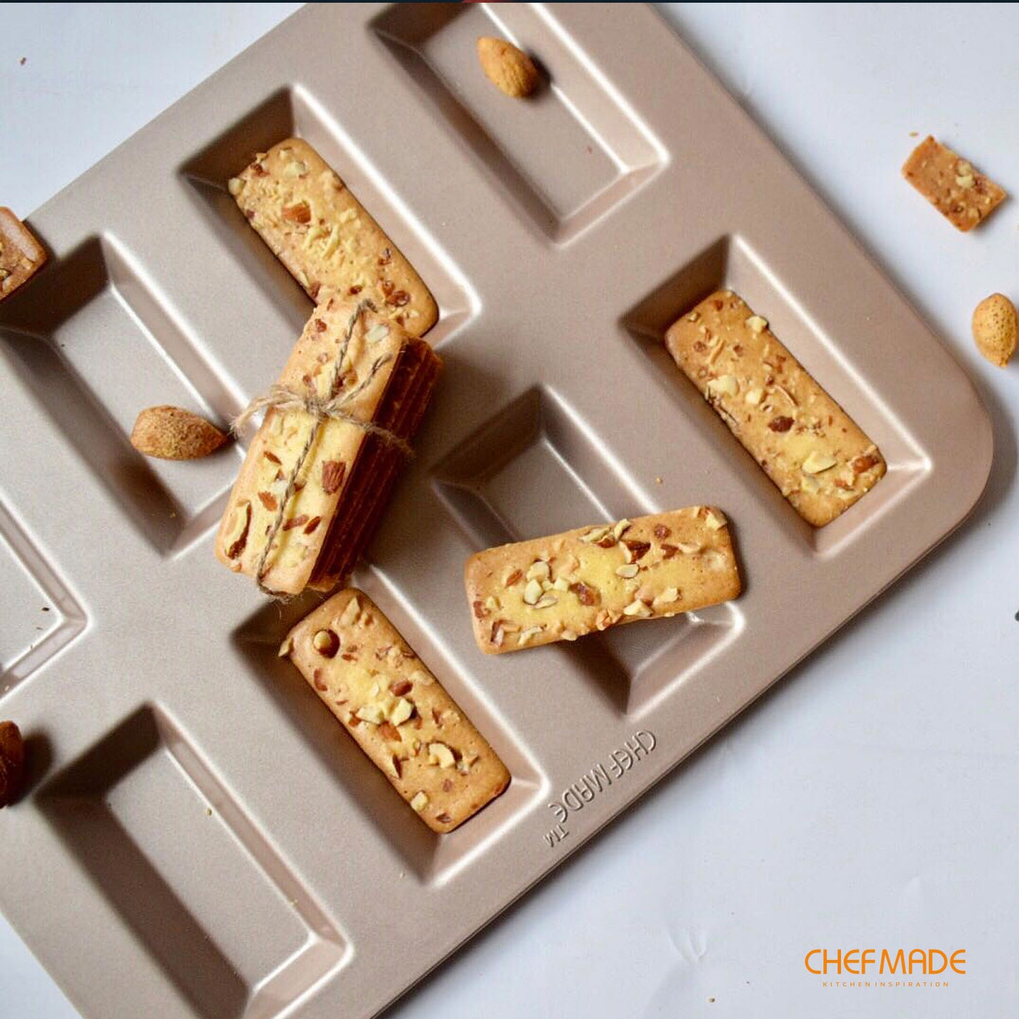Financier Cake Pan Rectangle 8 Well