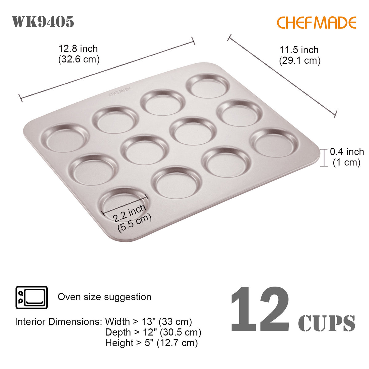 Whoopie Cake Pan 12 Well