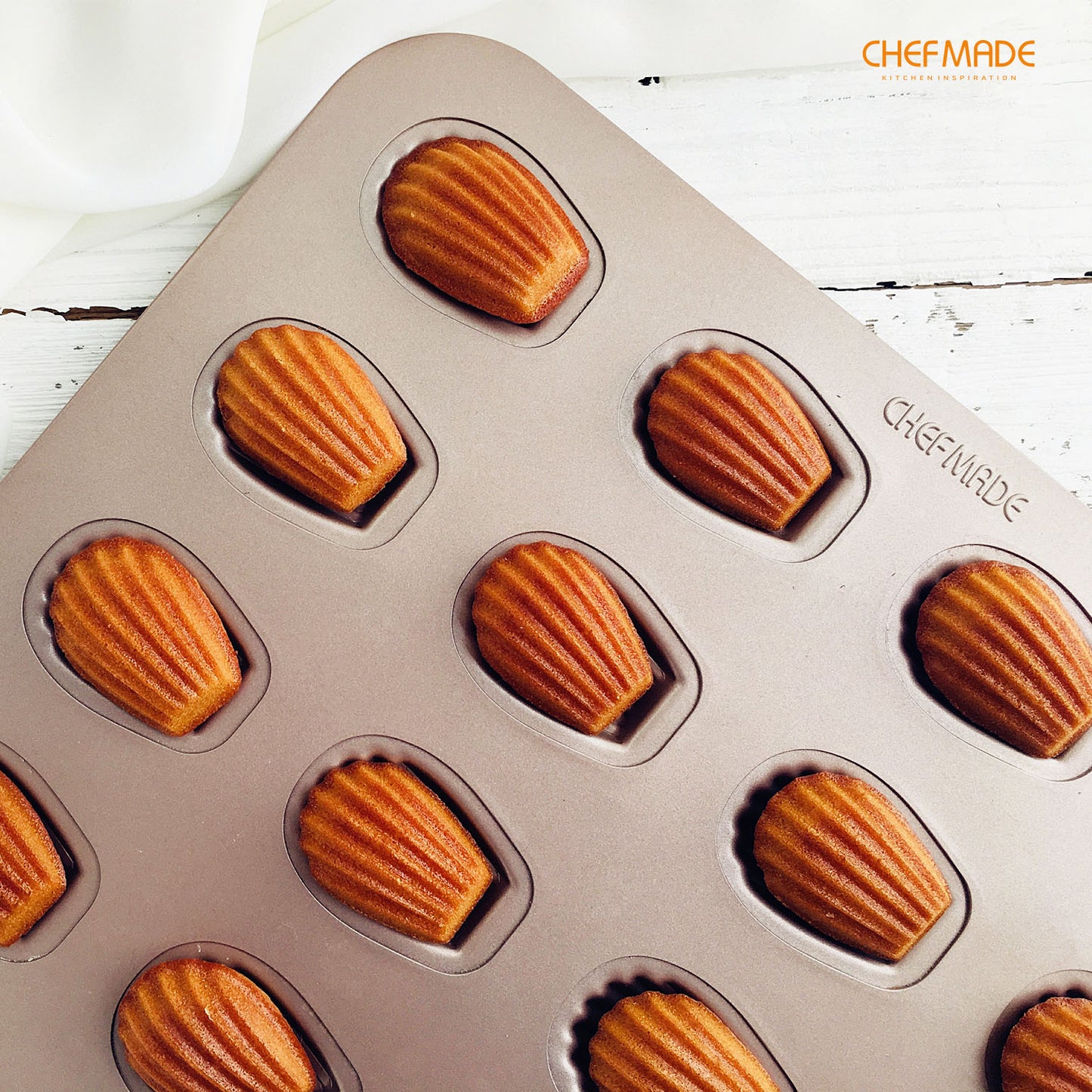 Madeleine Cake Pan Mini 0val Shell 16 Well
