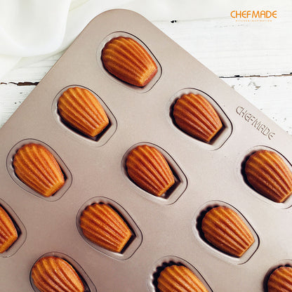 Madeleine Cake Pan Mini 0val Shell 16 Well
