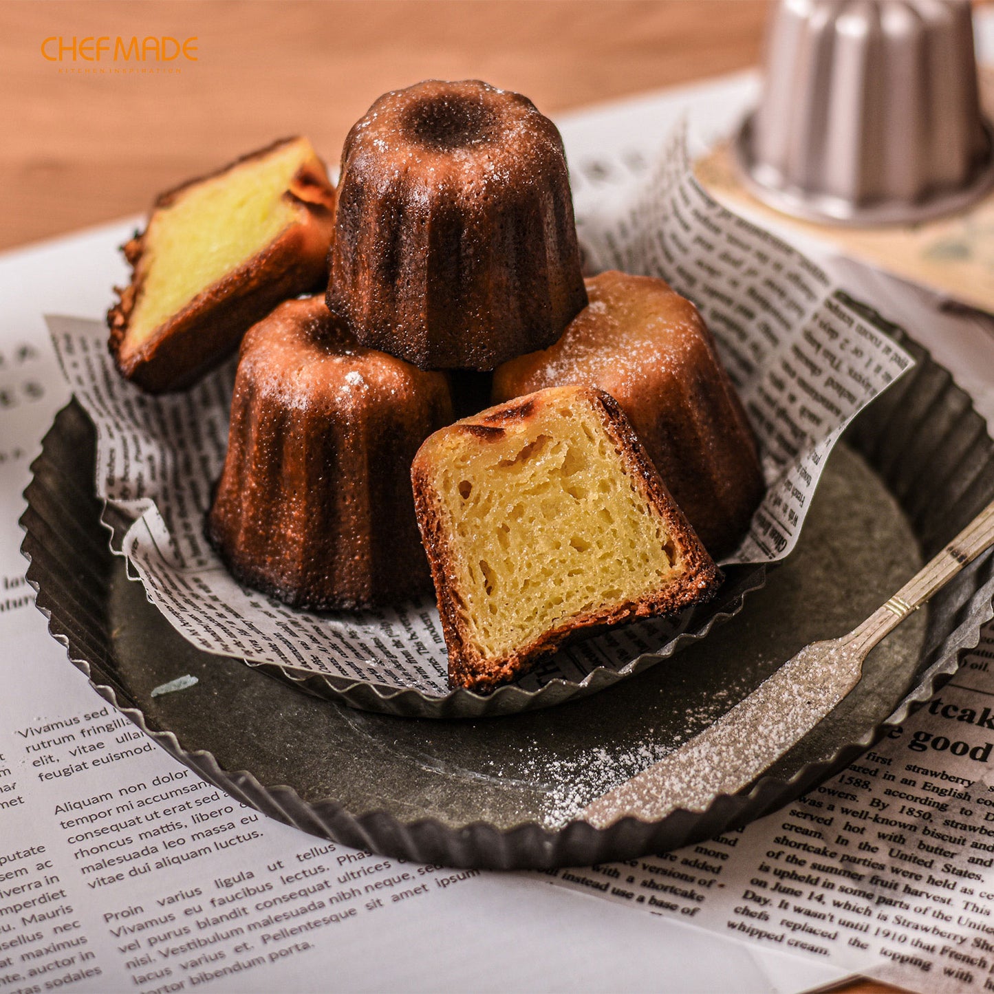 2.6" Cannele Cup 4Pcs