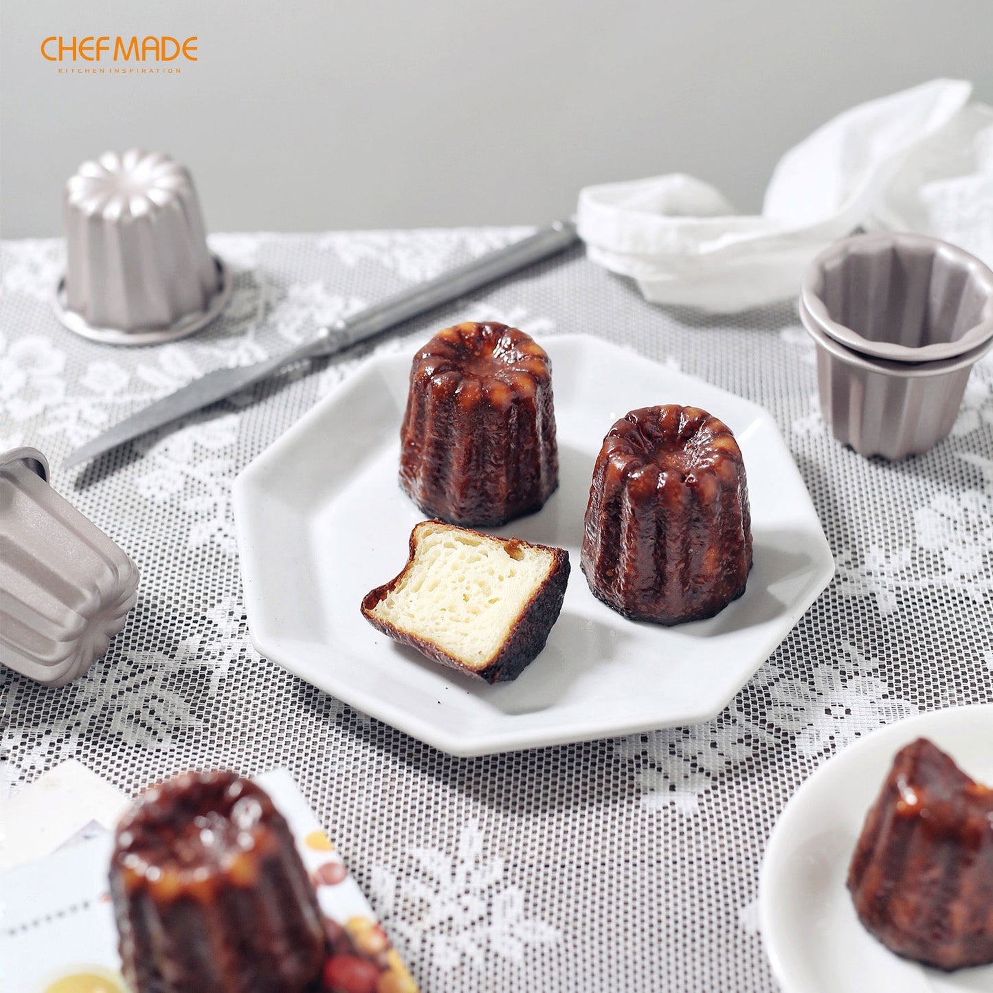 2.6" Cannele Cup 4Pcs