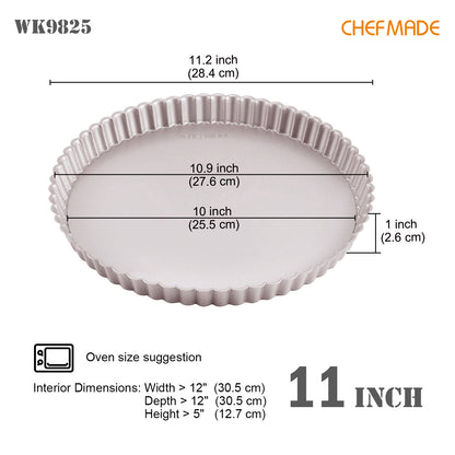 11" Round Tart Pan with Removable Bottom
