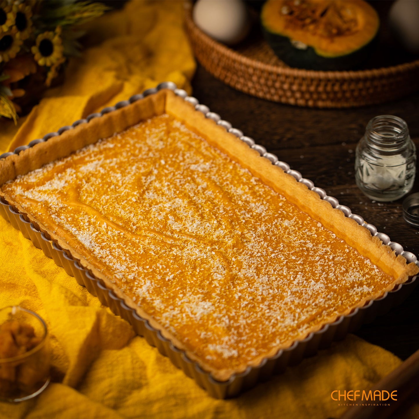 11" Rectangle Tart Pan with Removable Bottom