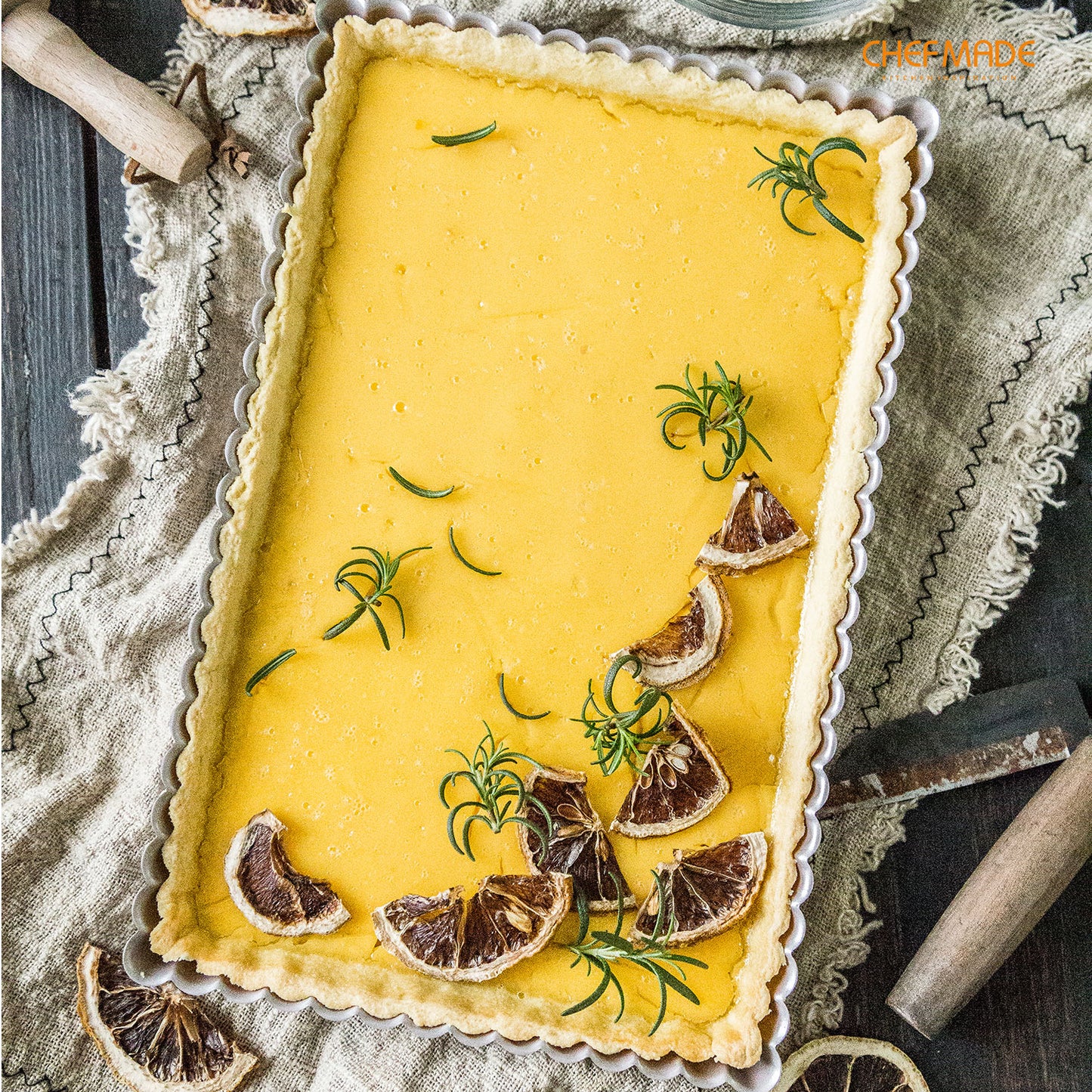 11" Rectangle Tart Pan with Removable Bottom