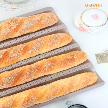 14.8" x 14.2" Baguette Pan (2.8-Inch Channel)
