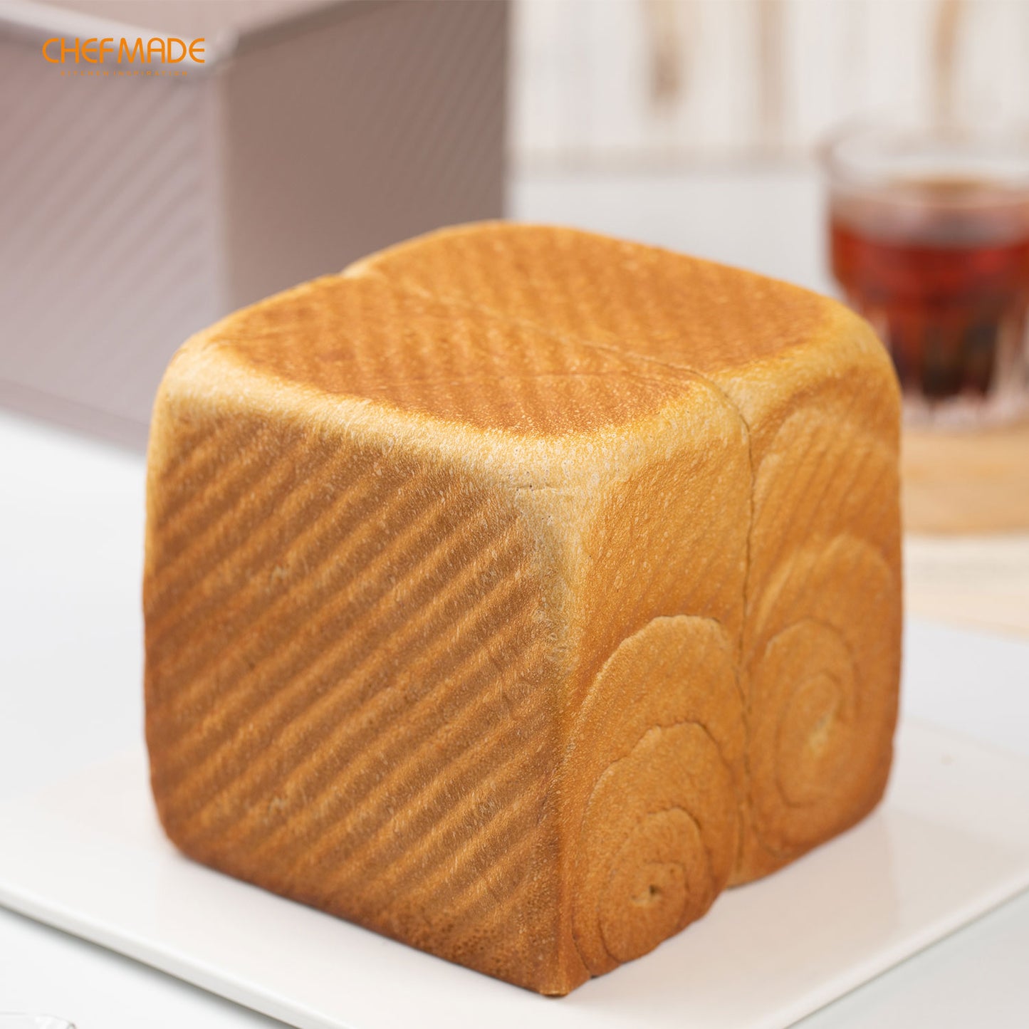 5.8" x 5.8" Corrugated Toast Box (450G Dough Capacity)