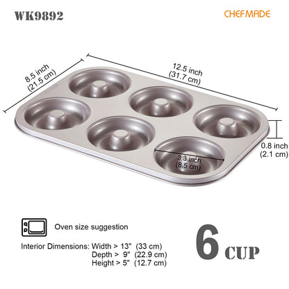 Donut Cake Pan 6 Well