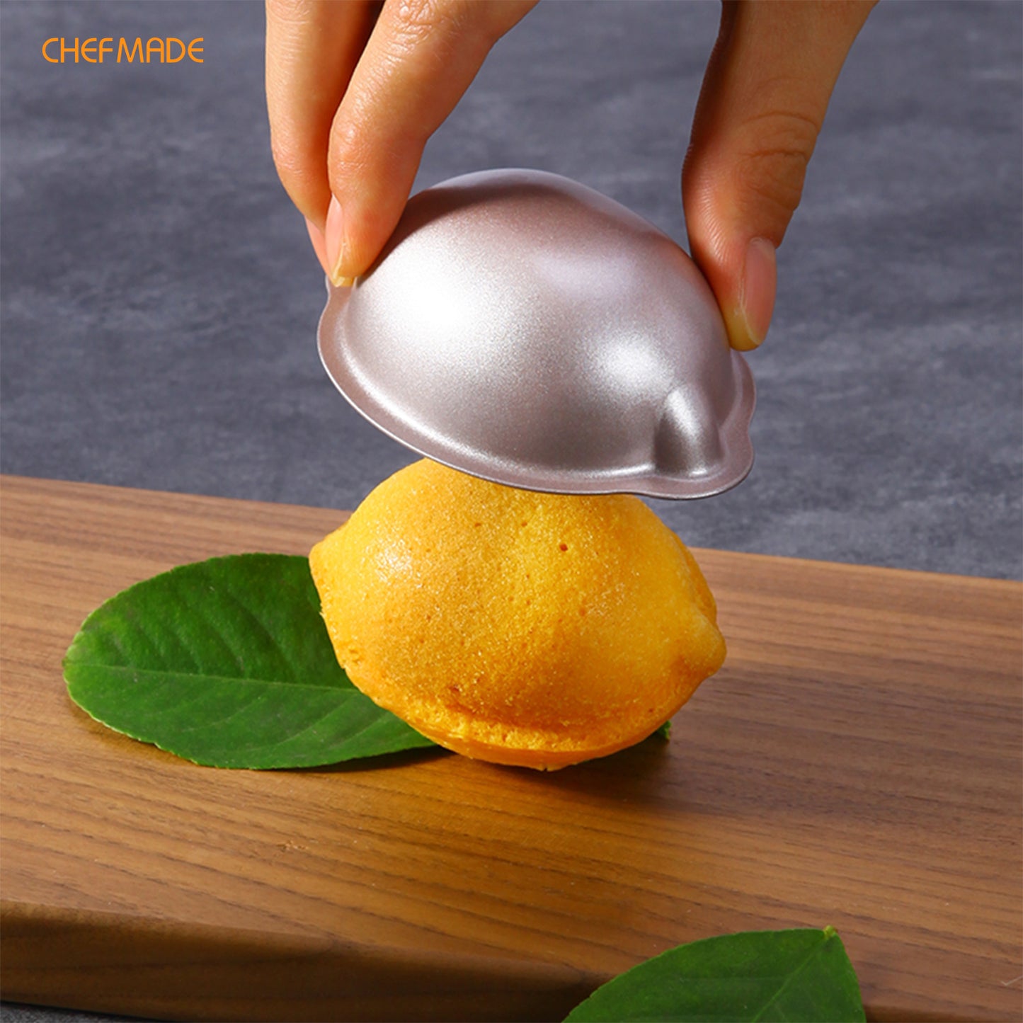 3.5" Lemon-Shaped Cake Pan 4Pcs