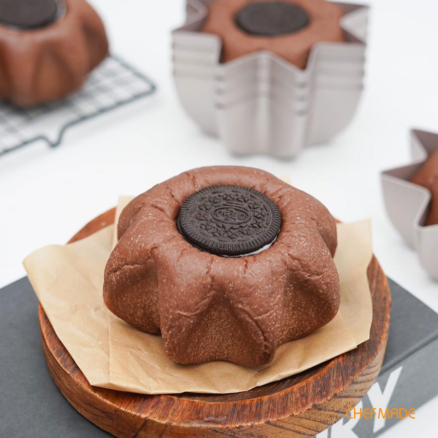 5" 4Pcs  Pandoro Shape Cake Pan