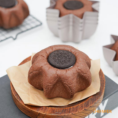 5" 4Pcs  Pandoro Shape Cake Pan