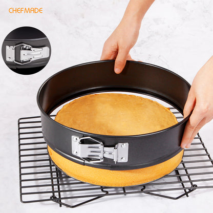 10" Nonstick Round Springform Cheesecake Pan(Black)