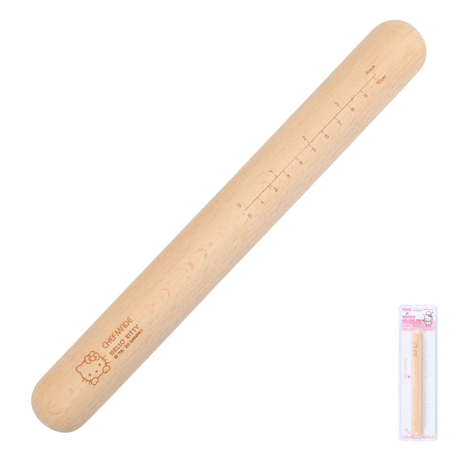 11.8" Hello Kitty Wooden Rolling Pin