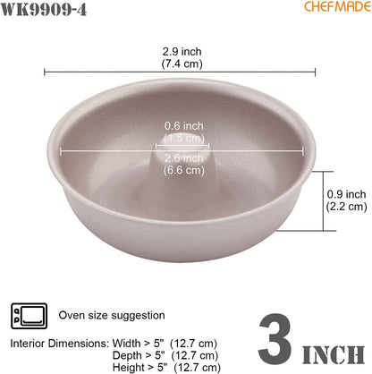 3“ Donut Cake Pan 4Pcs