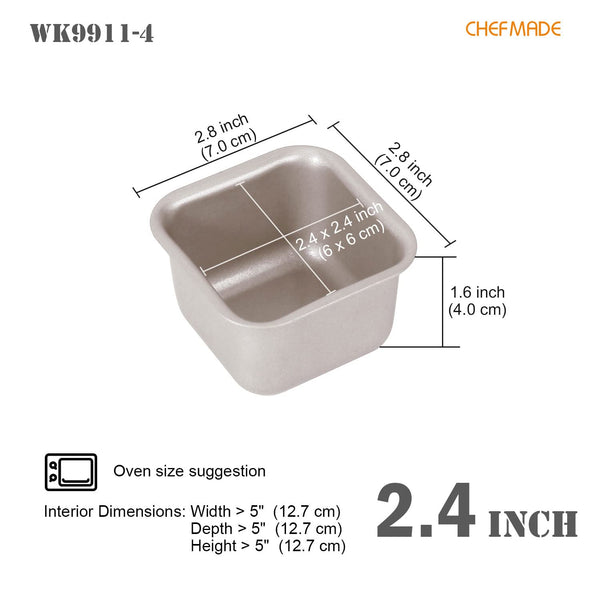 Square muffin clearance pan