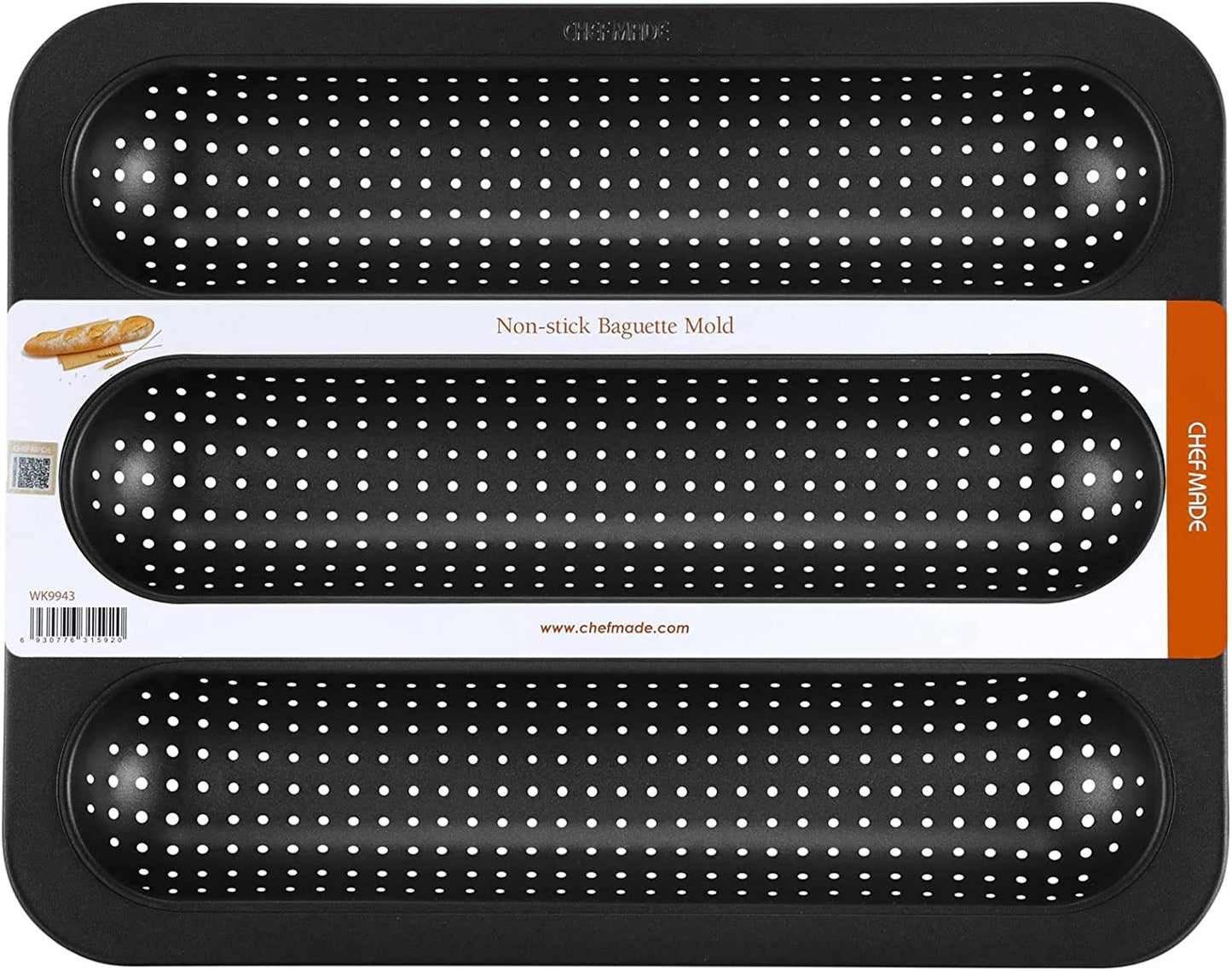 10.2" x 12.8" Baguette Pan (2.4 x 11.4 Inch Channel)