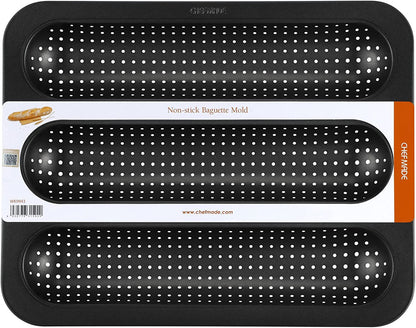 10.2" x 12.8" Baguette Pan (2.4 x 11.4 Inch Channel)