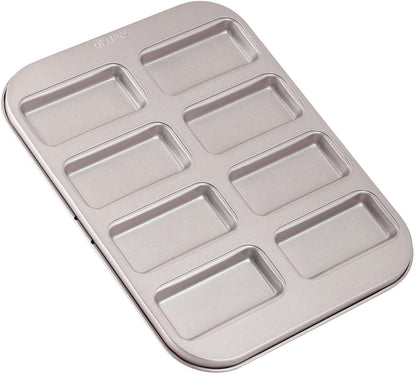 Mini Financier Cake Pan Rectangle 8 Well