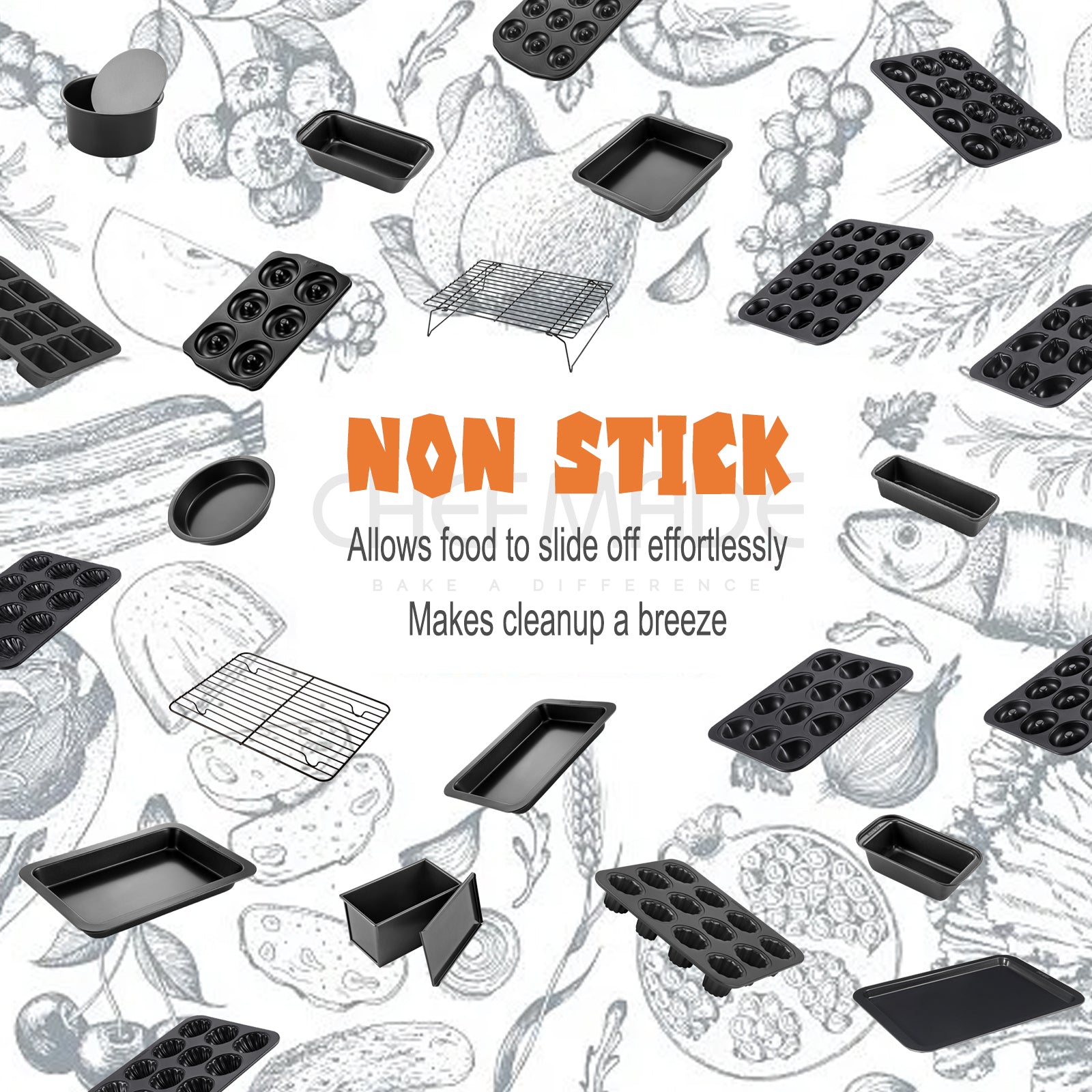 13 Rimmed Cookie Sheet Pan CHEFMADE Official Store 13-rimmed-cookie-sheet-pan-chefmade-official-store