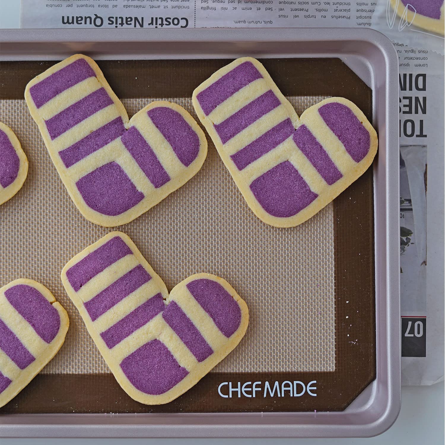 Silicone Baking Mat Set of 6 by Home Marketplace 