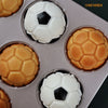 Soccer-Shaped Cake Pan 12 Well