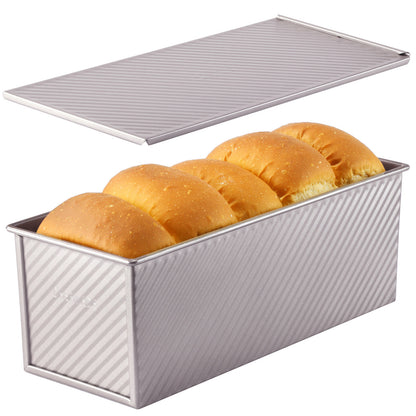 5" x 13" Commercial Corrugated Toast Box (1000G Dough Capacity)