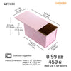 4.2" x 7.6" Hello Kitty Flat Toast Box (450G Dough Capacity)