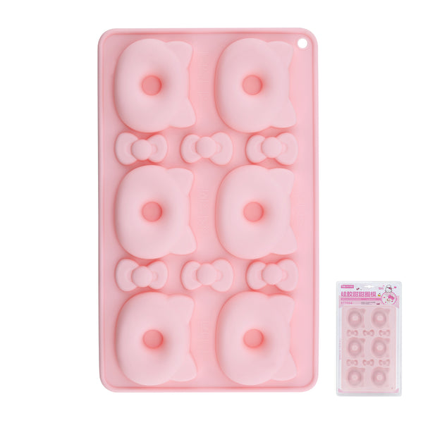  CHEFMADE Hello Kitty Ice Cube Trays Set with Silicone Tray Lid  Container & Spoon, (DS2224), 8.4x4.9x4inch: Home & Kitchen