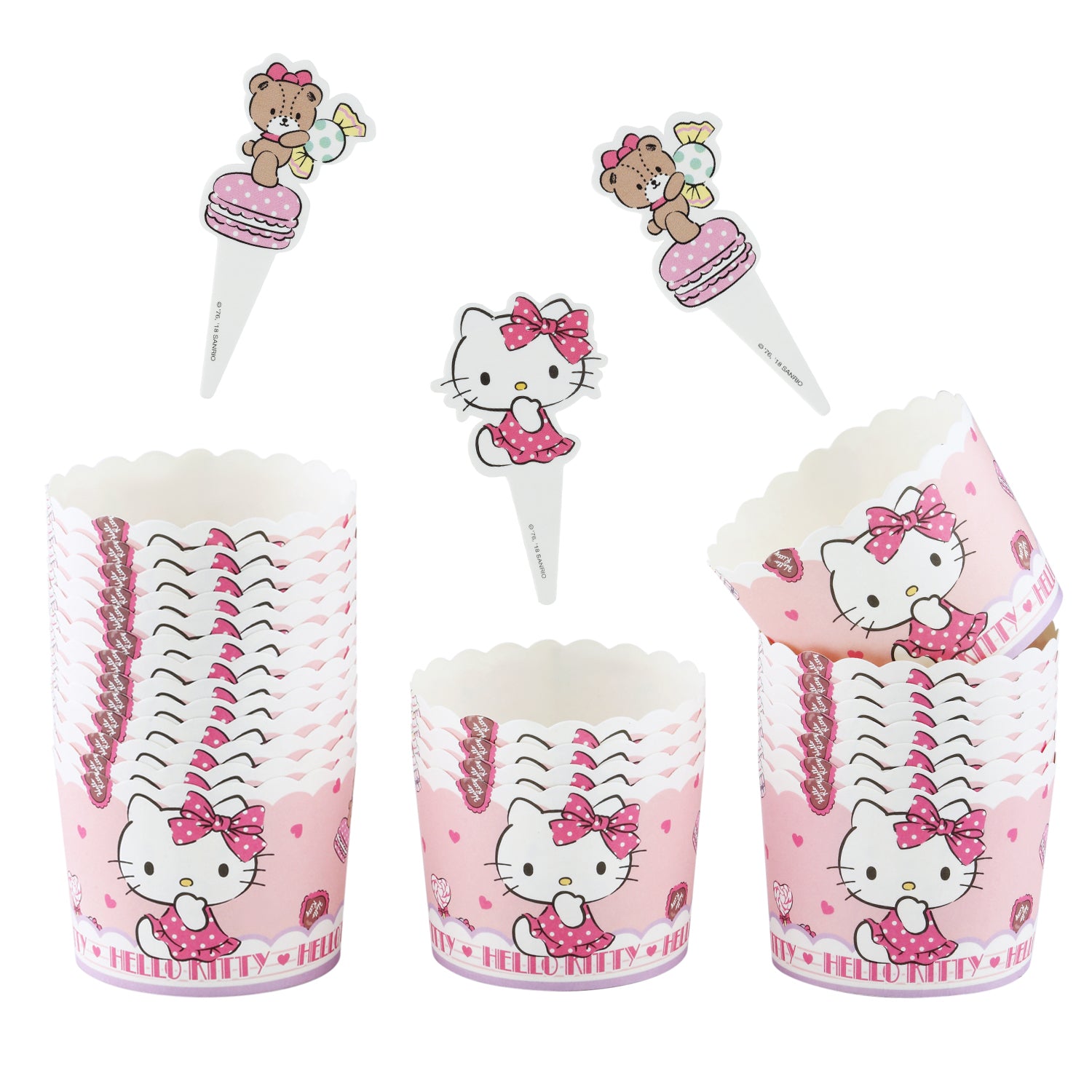 Hello Kitty Girl Muffin Liners 25Pcs