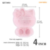 4" Hello Kitty Stereo Silicone Cake Mold