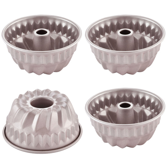 3.5" Mini Angel Food Pan Set 4Pcs