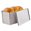 4" x 7.5" Corrugated Toast Box (450G Dough Capacity)
