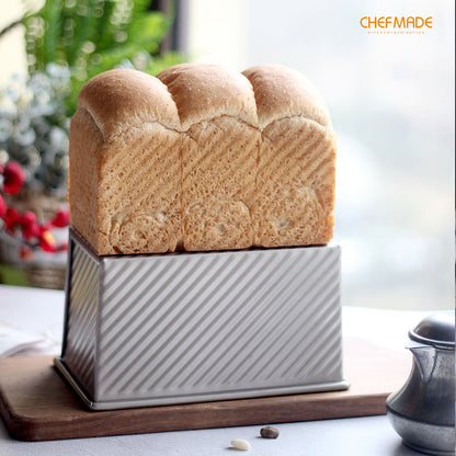 4" x 7.5" Corrugated Toast Box (450G Dough Capacity)