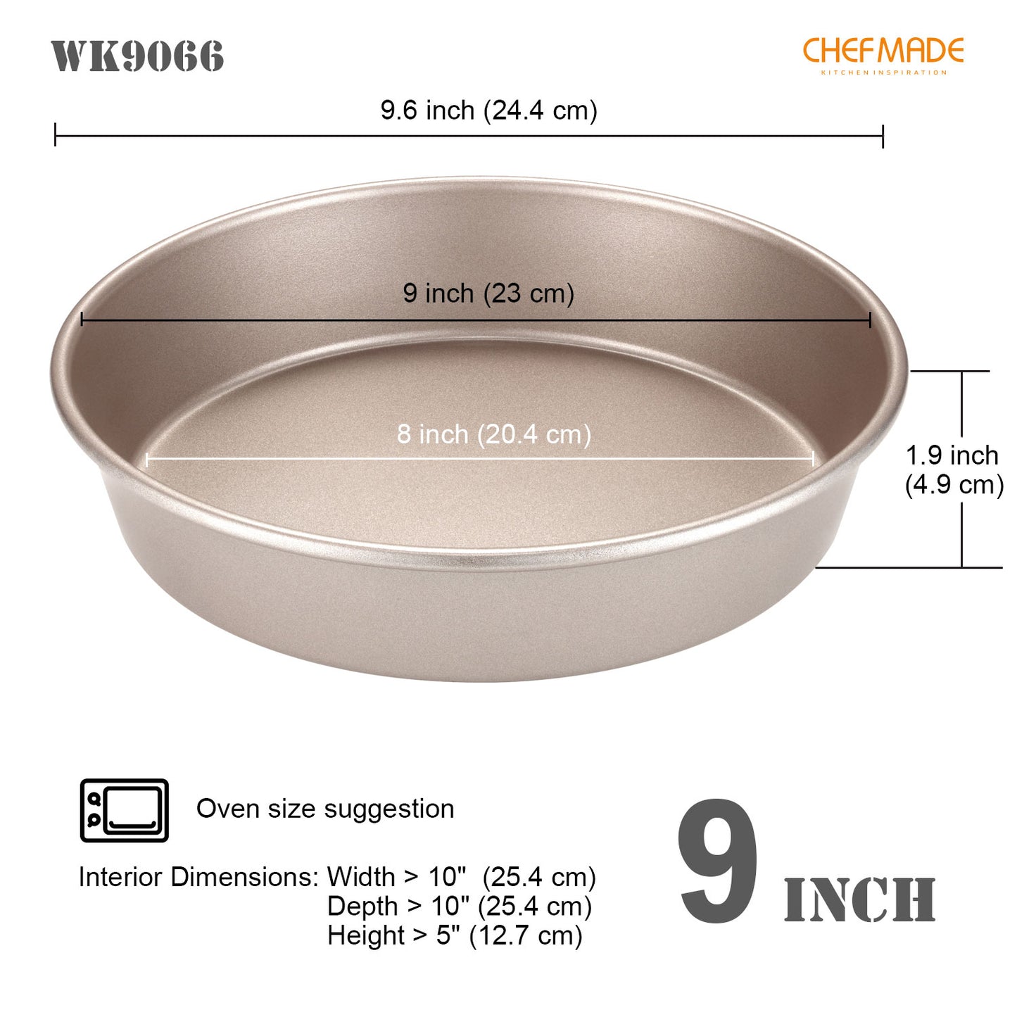 9" Round Cake Pan